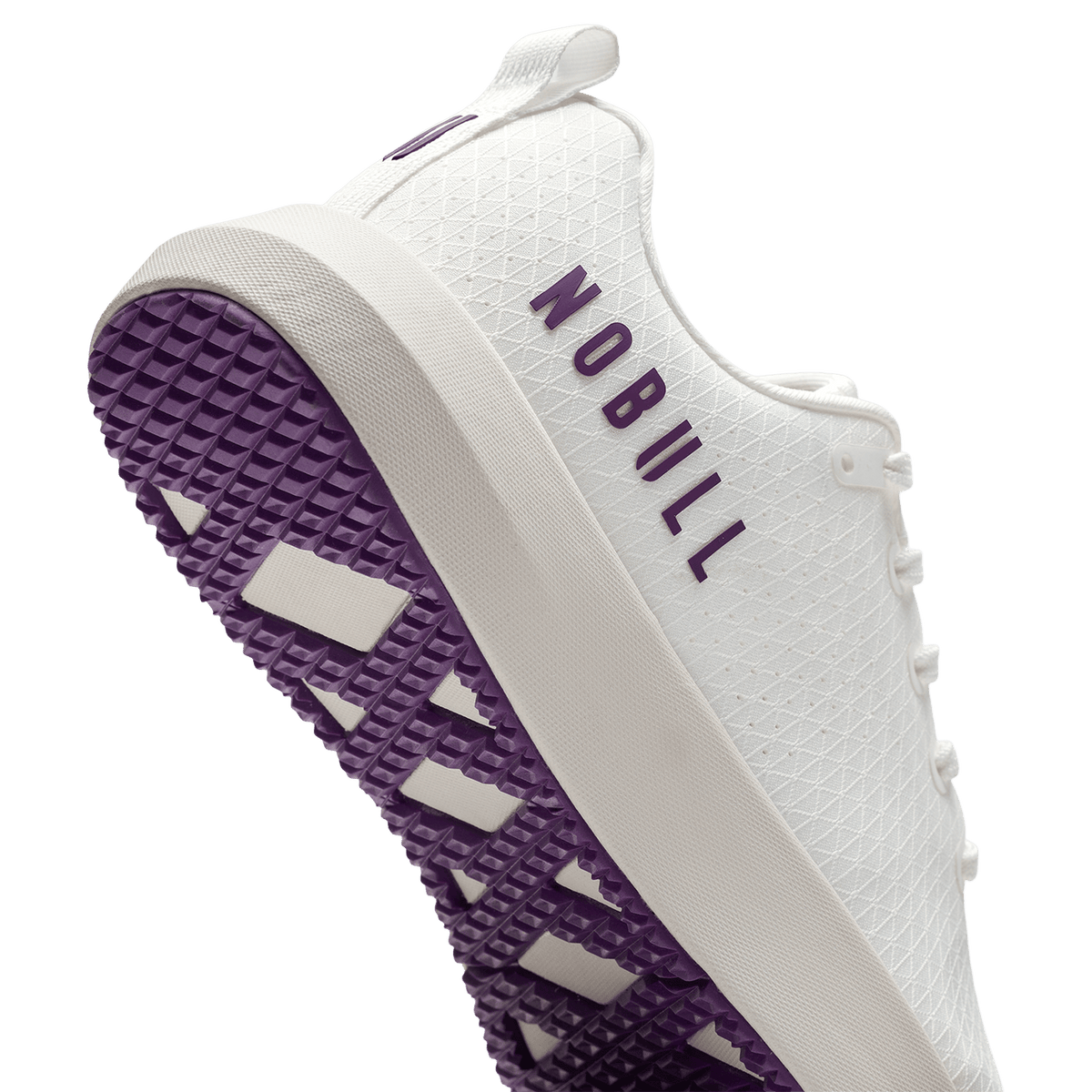 NOBULL Men's Classic White Purple Magic Drive 2 Ripstop Shoes