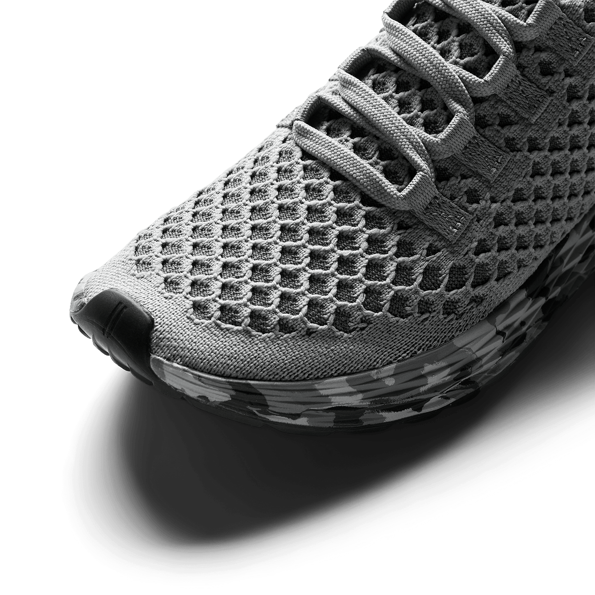 NOBULL Men's Gray Jungle Camo Allday Knit Shoes
