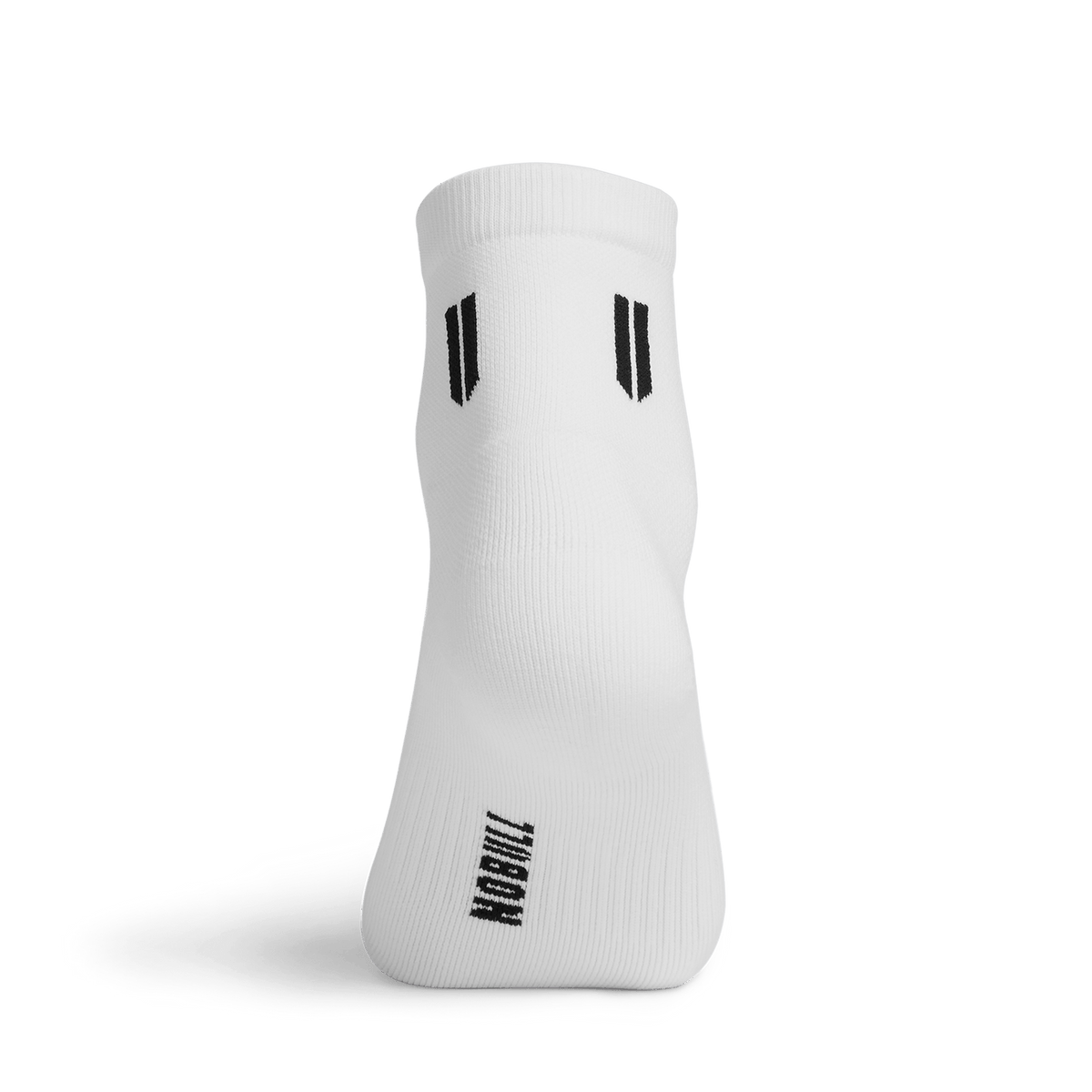 NOBULL White Quarter Crew Performance Sock