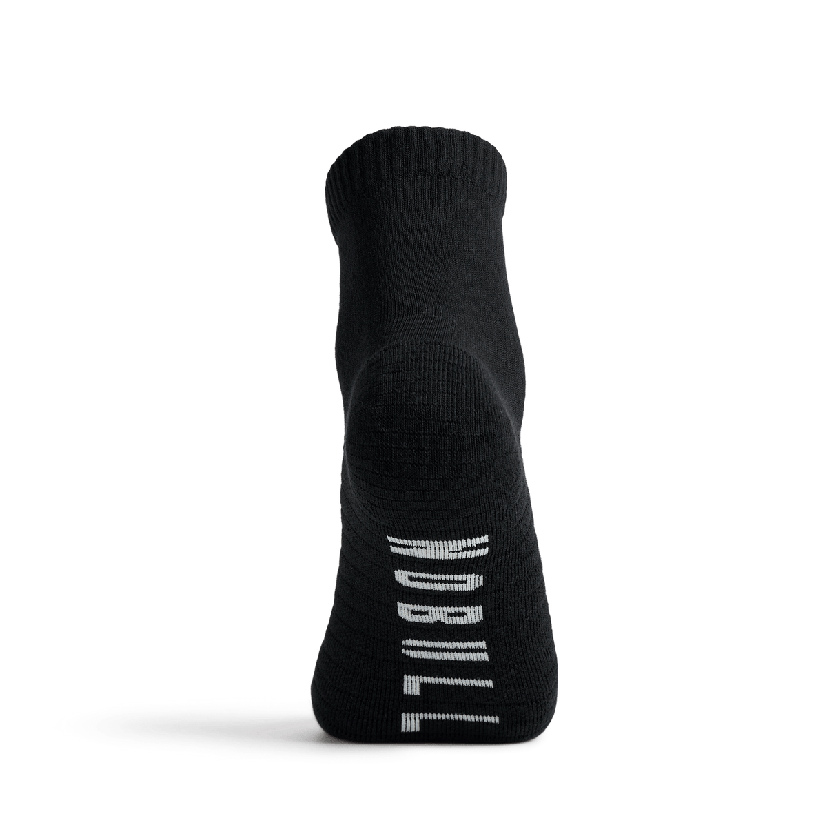 NOBULL Black Everyday Quarter Crew Sock