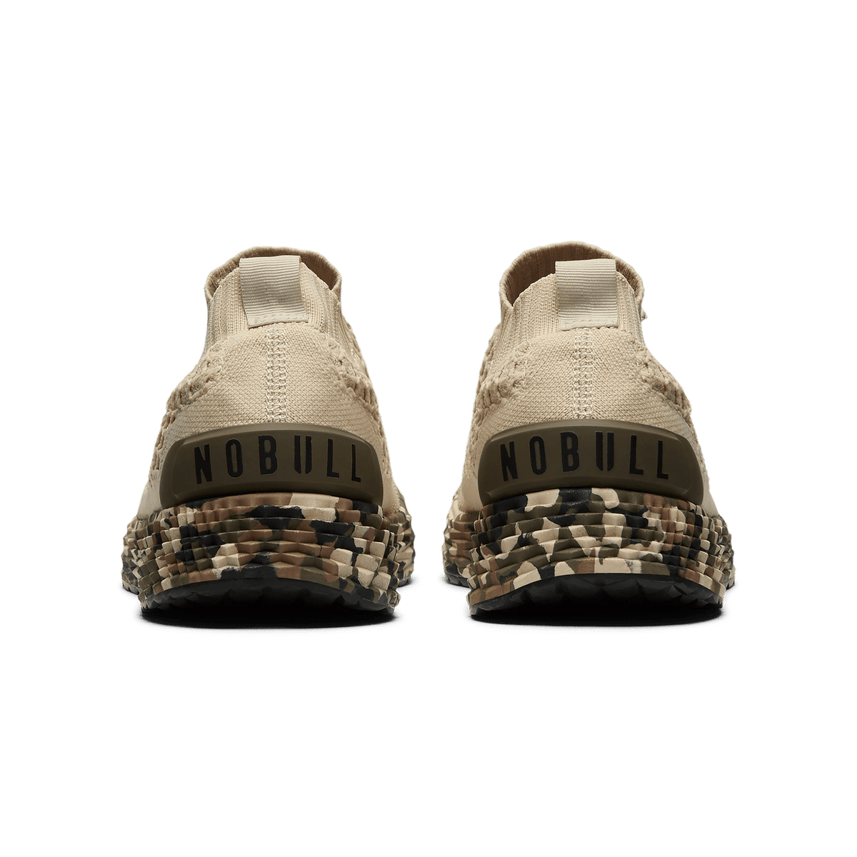 NOBULL Women's Beige Camo Allday Knit Shoes