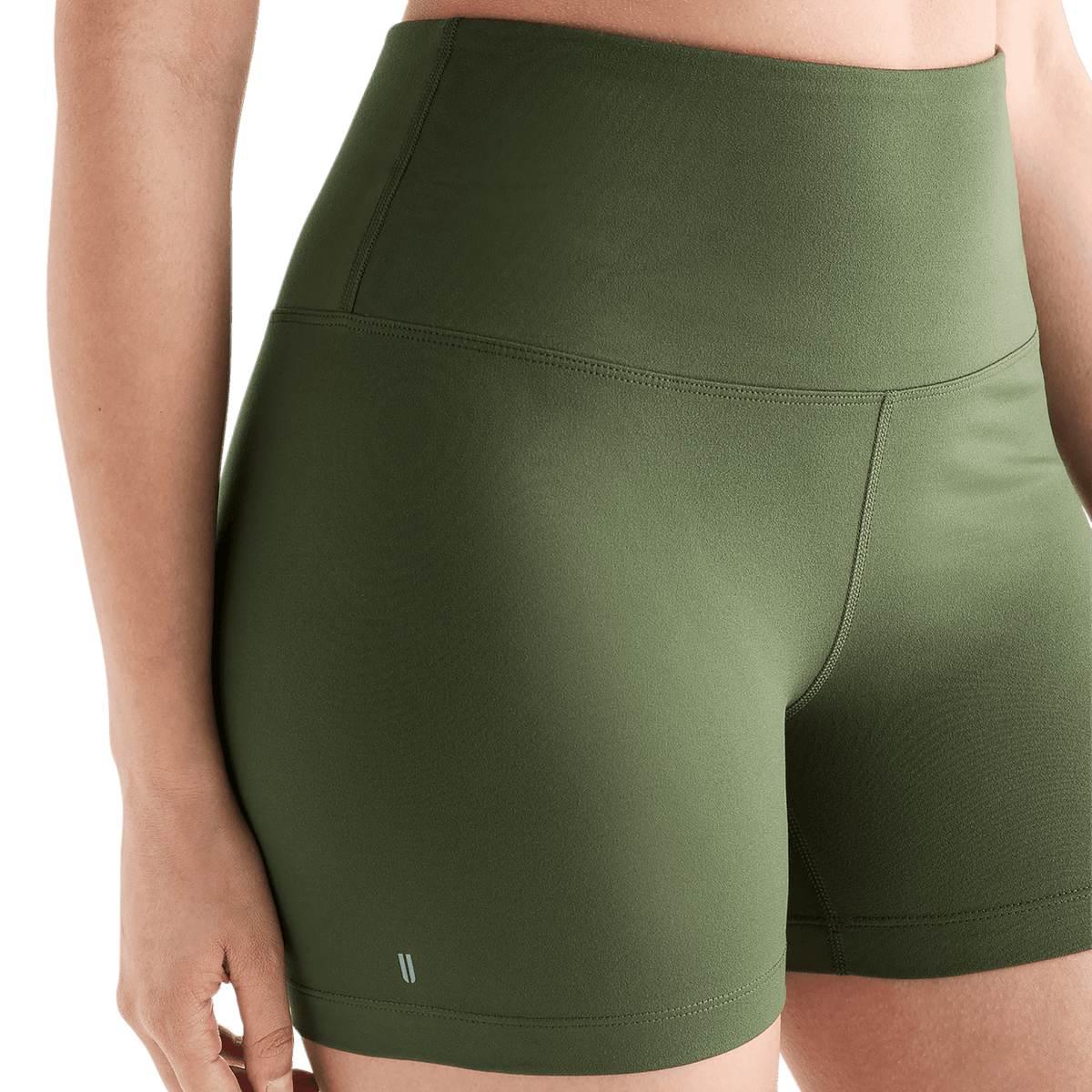 NOBULL Women's Dark Army 4" High-Rise Matte Short