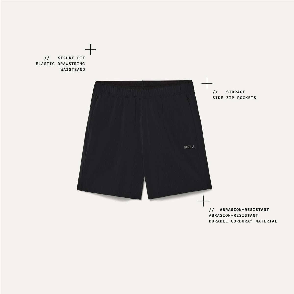 NOBULL Men's Iceberg Green NOBULL Training Short 6" (Unlined)