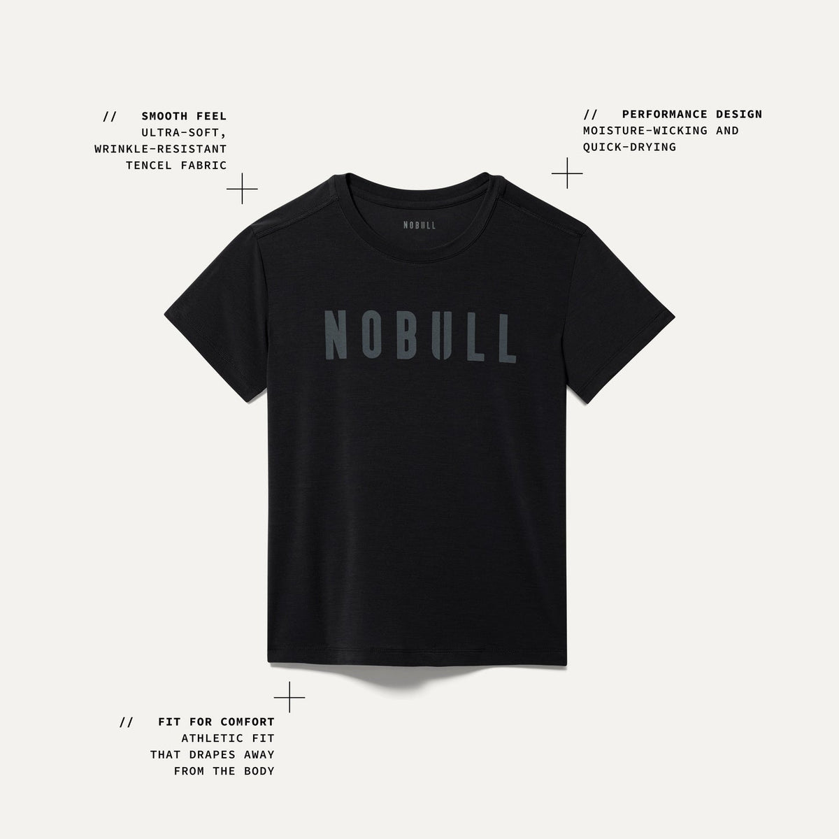 NOBULL Women's Soft Pink NOBULL Tee