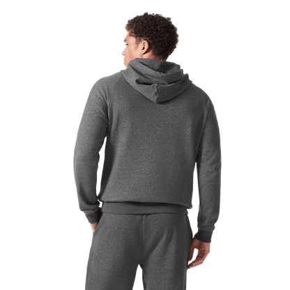 NOBULL Men's Dark Gray Heather Port NOBULL Hoodie