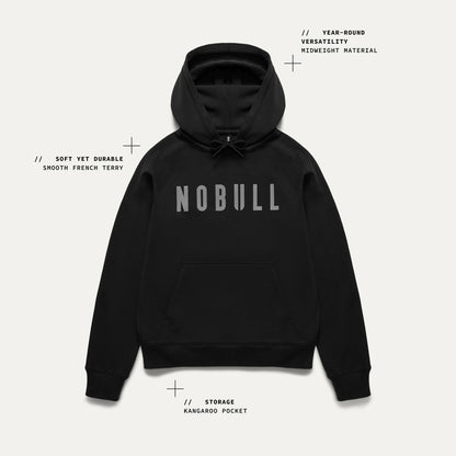 NOBULL Men's Dark Gray Heather Port NOBULL Hoodie