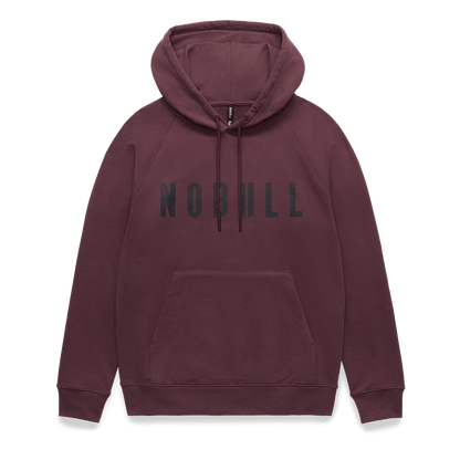 NOBULL Men's Dark Burgundy NOBULL Hoodie