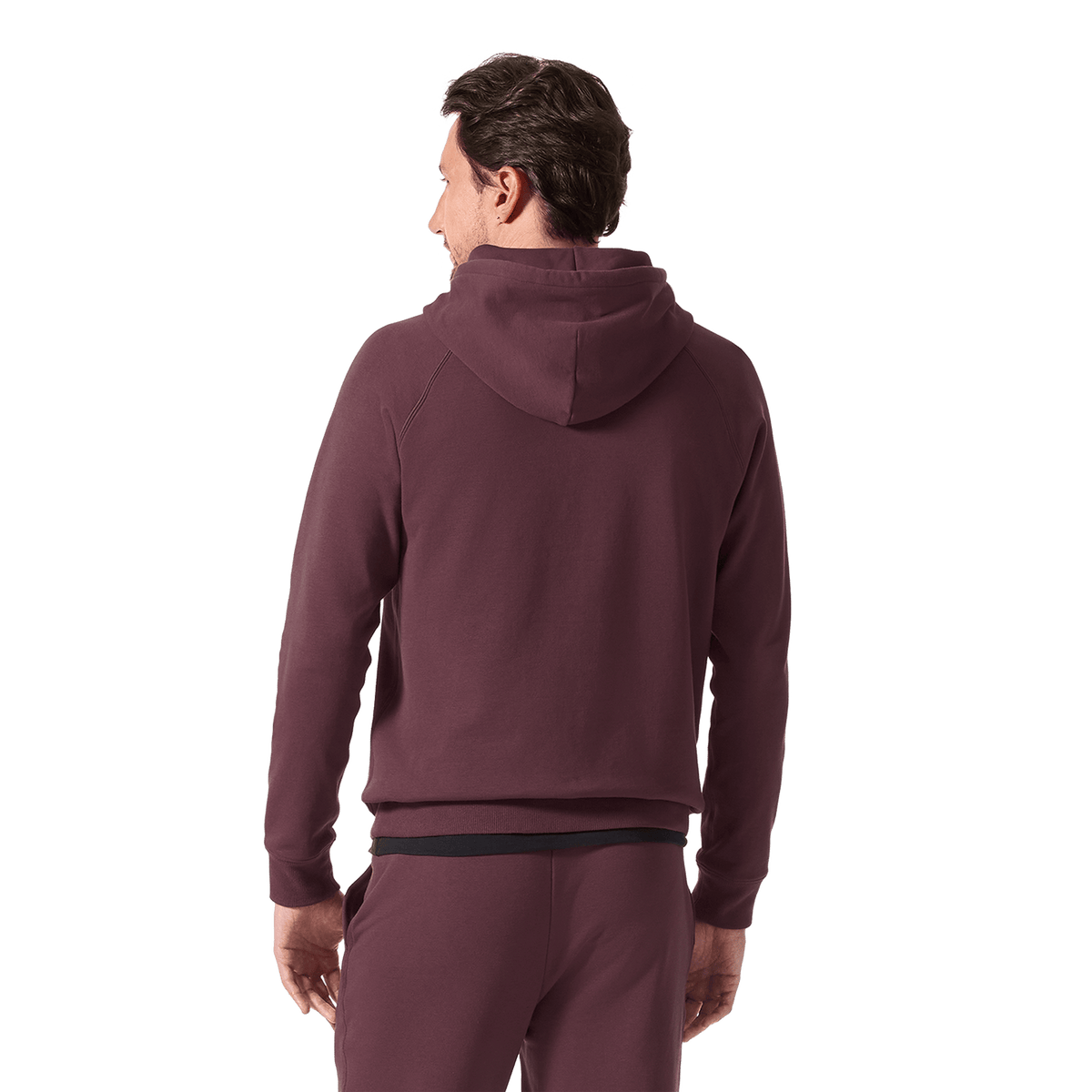NOBULL Men's Dark Burgundy NOBULL Hoodie