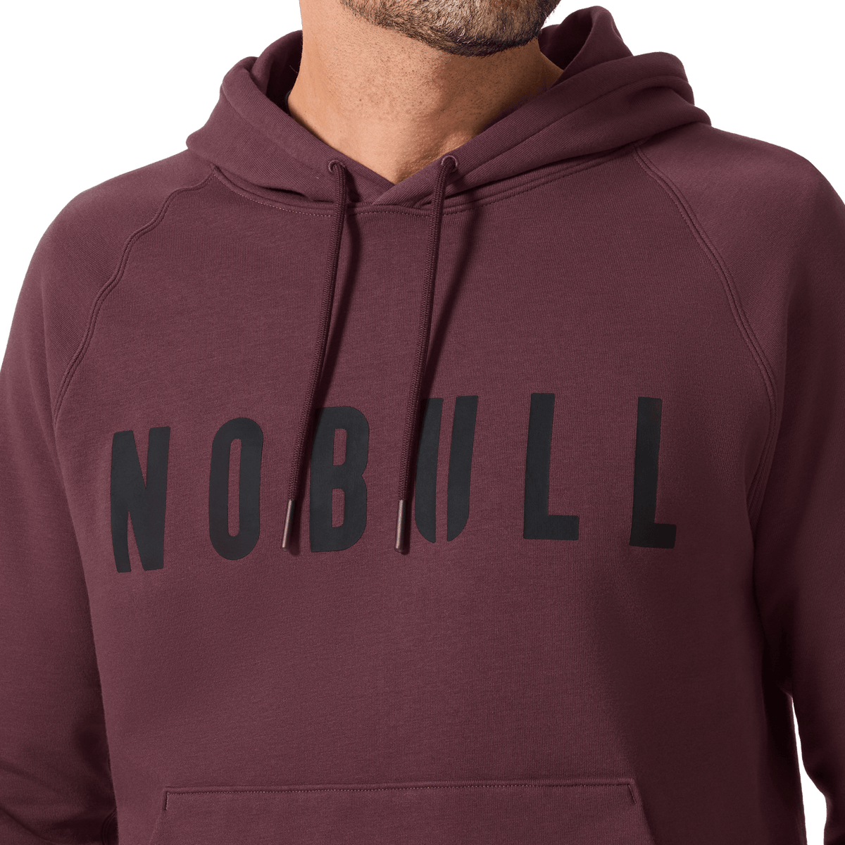 NOBULL Men's Dark Burgundy NOBULL Hoodie