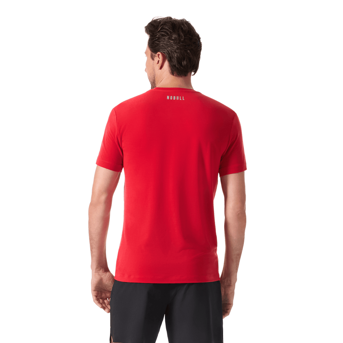 NOBULL Men's Equestrian Red U NOBULL Tee