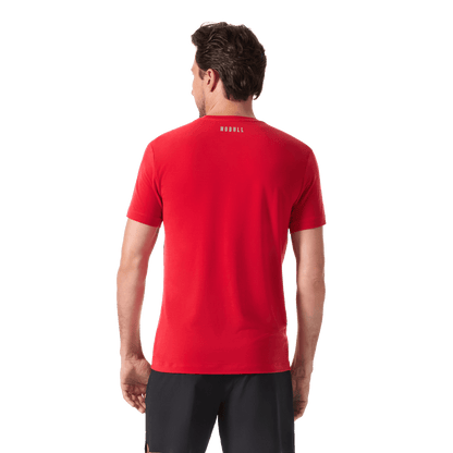 NOBULL Men's Equestrian Red U NOBULL Tee