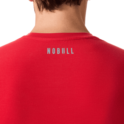 NOBULL Men's Equestrian Red U NOBULL Tee