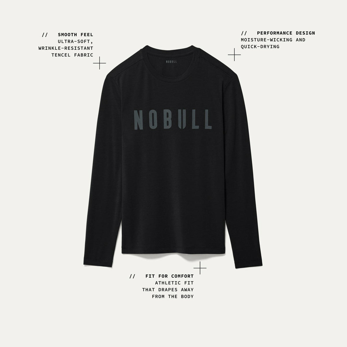 NOBULL Men's Pacific Coast NOBULL Long Sleeve Tee