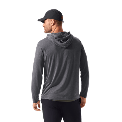 NOBULL Men's Charcoal Heather Adapt Hoodie