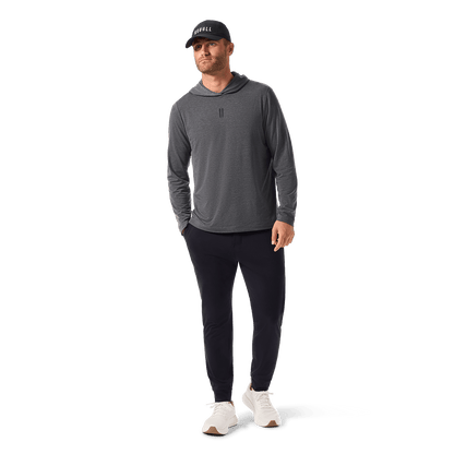 NOBULL Men's Charcoal Heather Adapt Hoodie