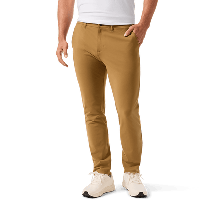 NOBULL Men's Saddle Tan Gamechanger 5-Pocket Pant  X Public Rec