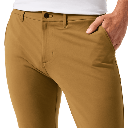 NOBULL Men's Saddle Tan Gamechanger 5-Pocket Pant  X Public Rec