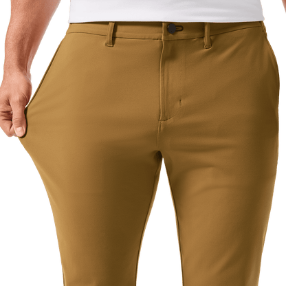 NOBULL Men's Saddle Tan Gamechanger 5-Pocket Pant  X Public Rec