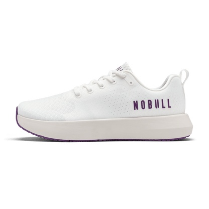 NOBULL Men's Classic White Purple Magic Drive 2 Ripstop Shoes