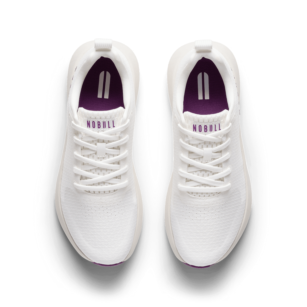 NOBULL Men's Classic White Purple Magic Drive 2 Ripstop Shoes