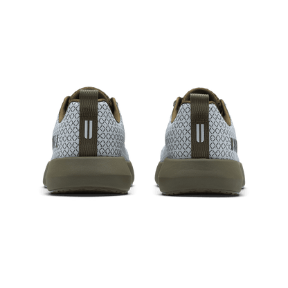 NOBULL Men's Tactical Green White Noise Drive 2 Ripstop Shoes