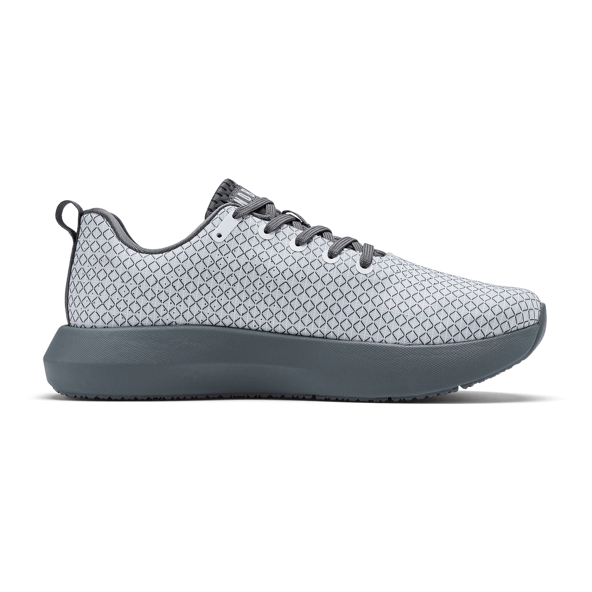 NOBULL Men's Gunmetal White Noise Drive 2 Ripstop Shoes