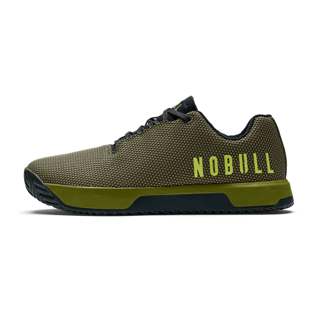 NOBULL Men's Tactical Green Jet Black Outwork Edge Shoes