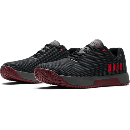 NOBULL Men's Jet Black Iron Oxide Port Outwork Edge Shoes