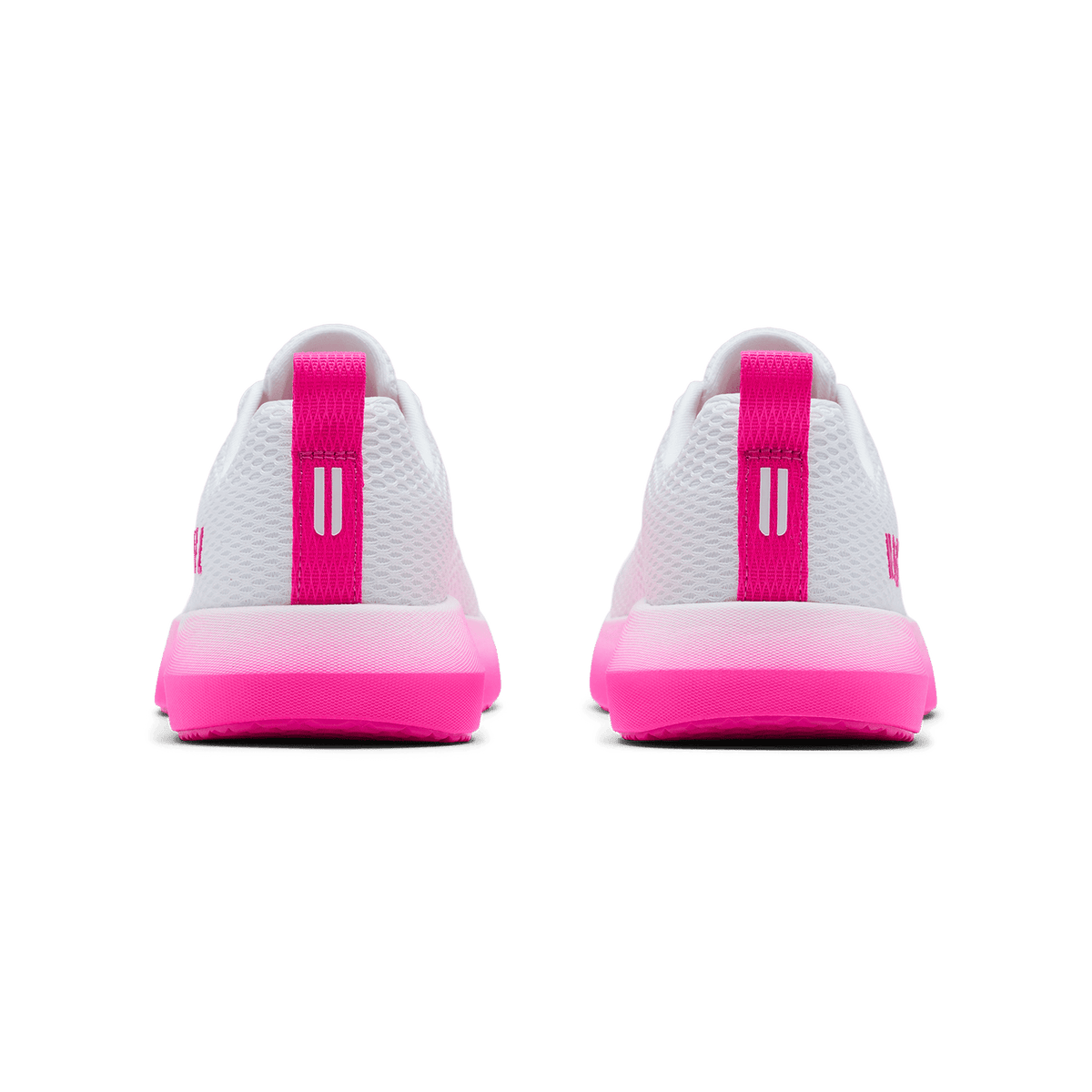 NOBULL Women's White Pink Glo Drive 2 Shoes