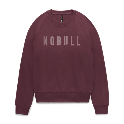 NOBULL Women's Dark Burgundy NOBULL Crew