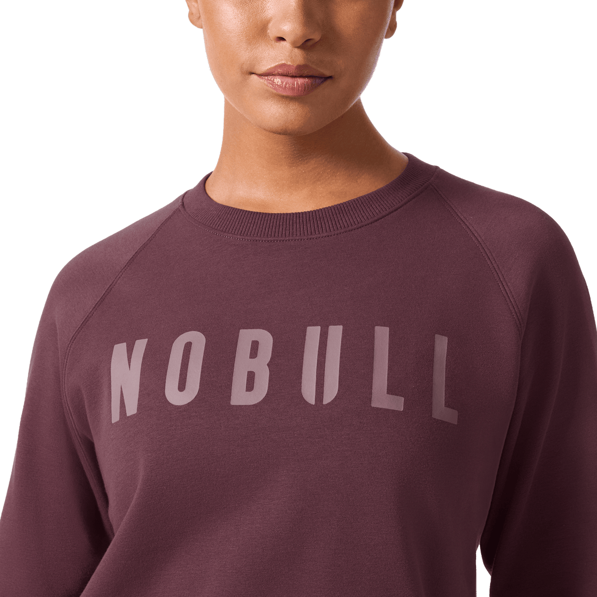 NOBULL Women's Dark Burgundy NOBULL Crew