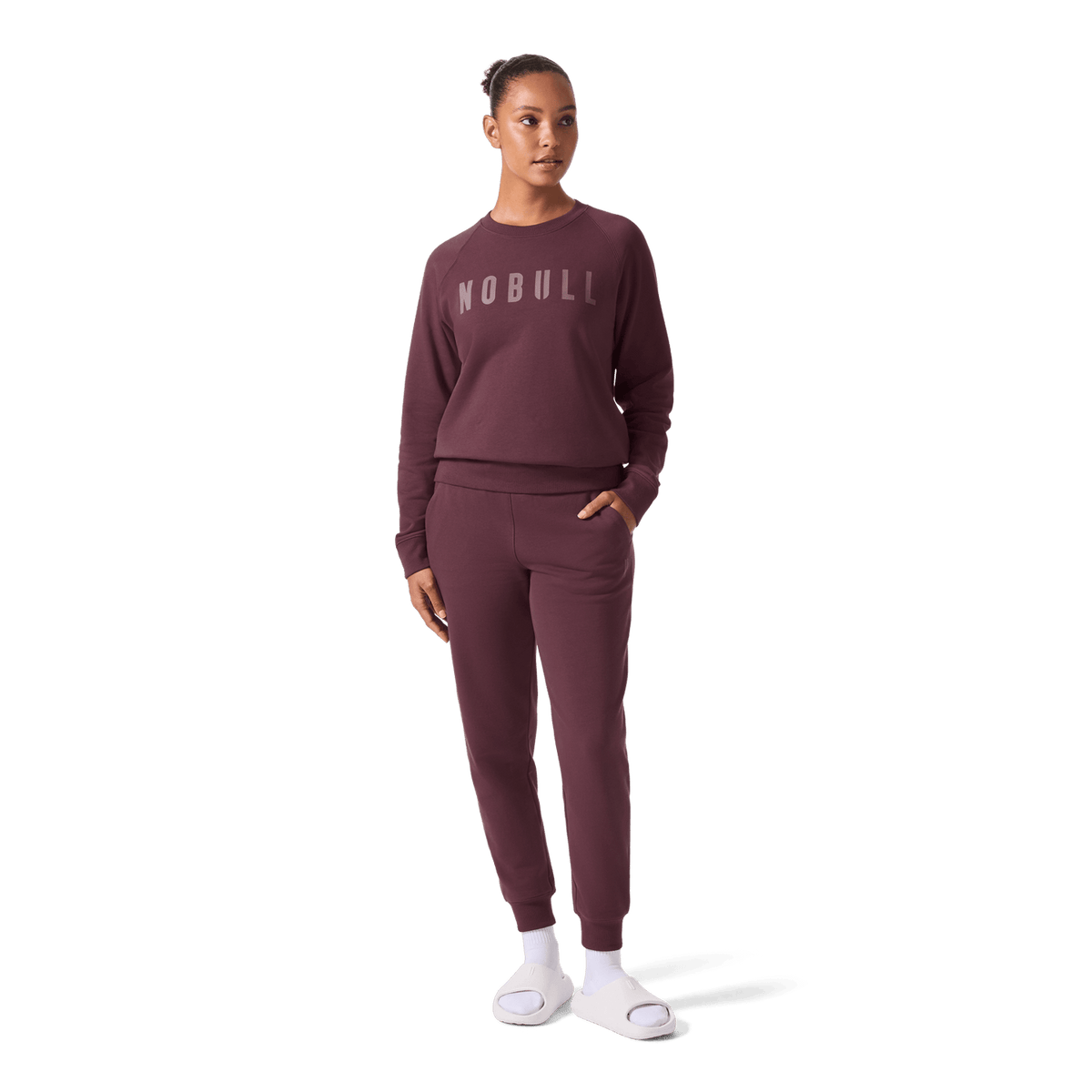 NOBULL Women's Dark Burgundy NOBULL Jogger