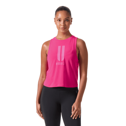 NOBULL Women's Signal Pink U NOBULL Muscle Tank Top