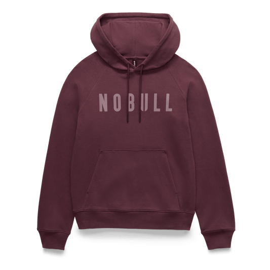 NOBULL Women's Dark Burgundy NOBULL Hoodie