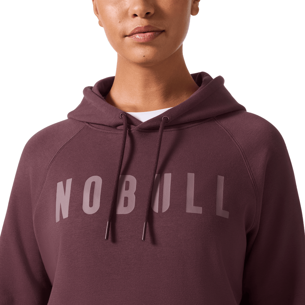 NOBULL Women's Dark Burgundy NOBULL Hoodie