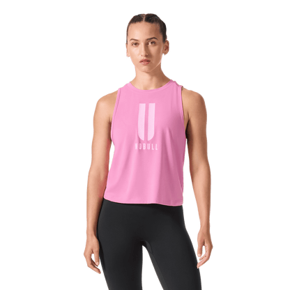 NOBULL Women's Soft Pink U NOBULL Muscle Tank Top