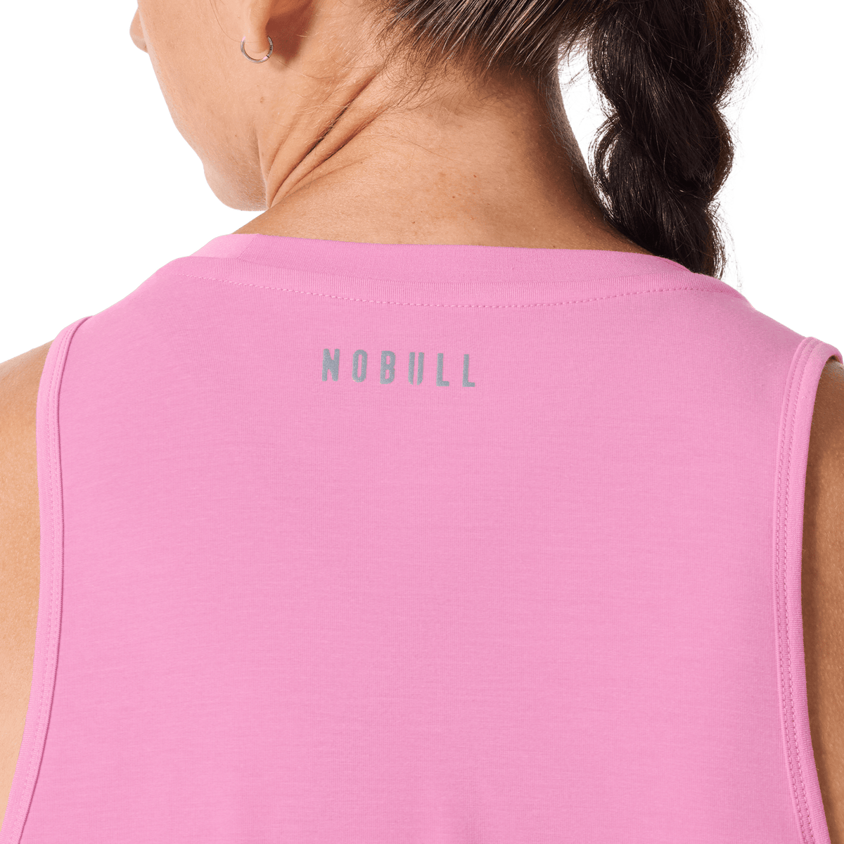 NOBULL Women's Soft Pink U NOBULL Muscle Tank Top