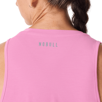 NOBULL Women's Soft Pink U NOBULL Muscle Tank Top