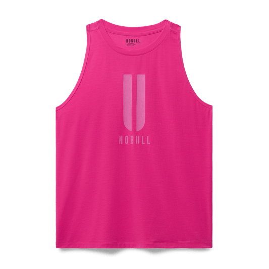 NOBULL Women's Signal Pink U NOBULL High-Neck Tank
