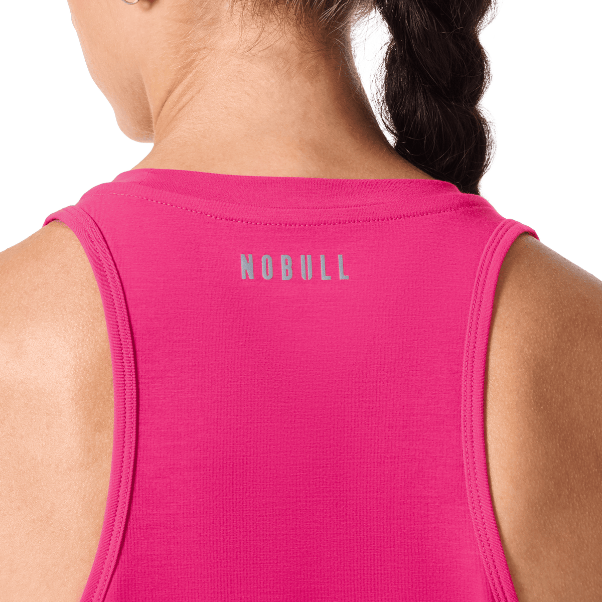 NOBULL Women's Signal Pink U NOBULL High-Neck Tank