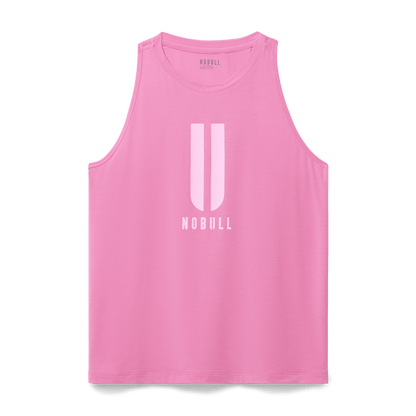 NOBULL Women's Soft Pink U NOBULL High-Neck Tank