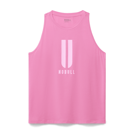 NOBULL Women's Soft Pink U NOBULL High-Neck Tank