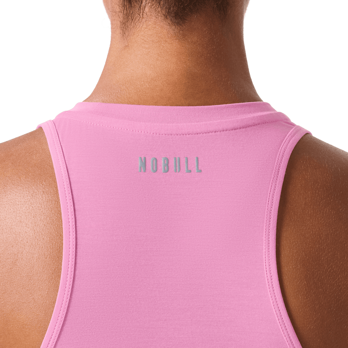 NOBULL Women's Soft Pink U NOBULL High-Neck Tank