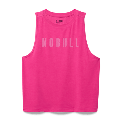 NOBULL Women's Signal Pink NOBULL Muscle Tank Top
