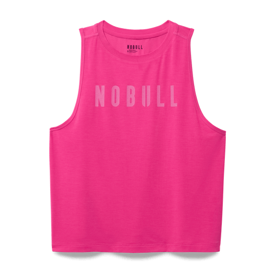 NOBULL Women's Signal Pink NOBULL Muscle Tank Top