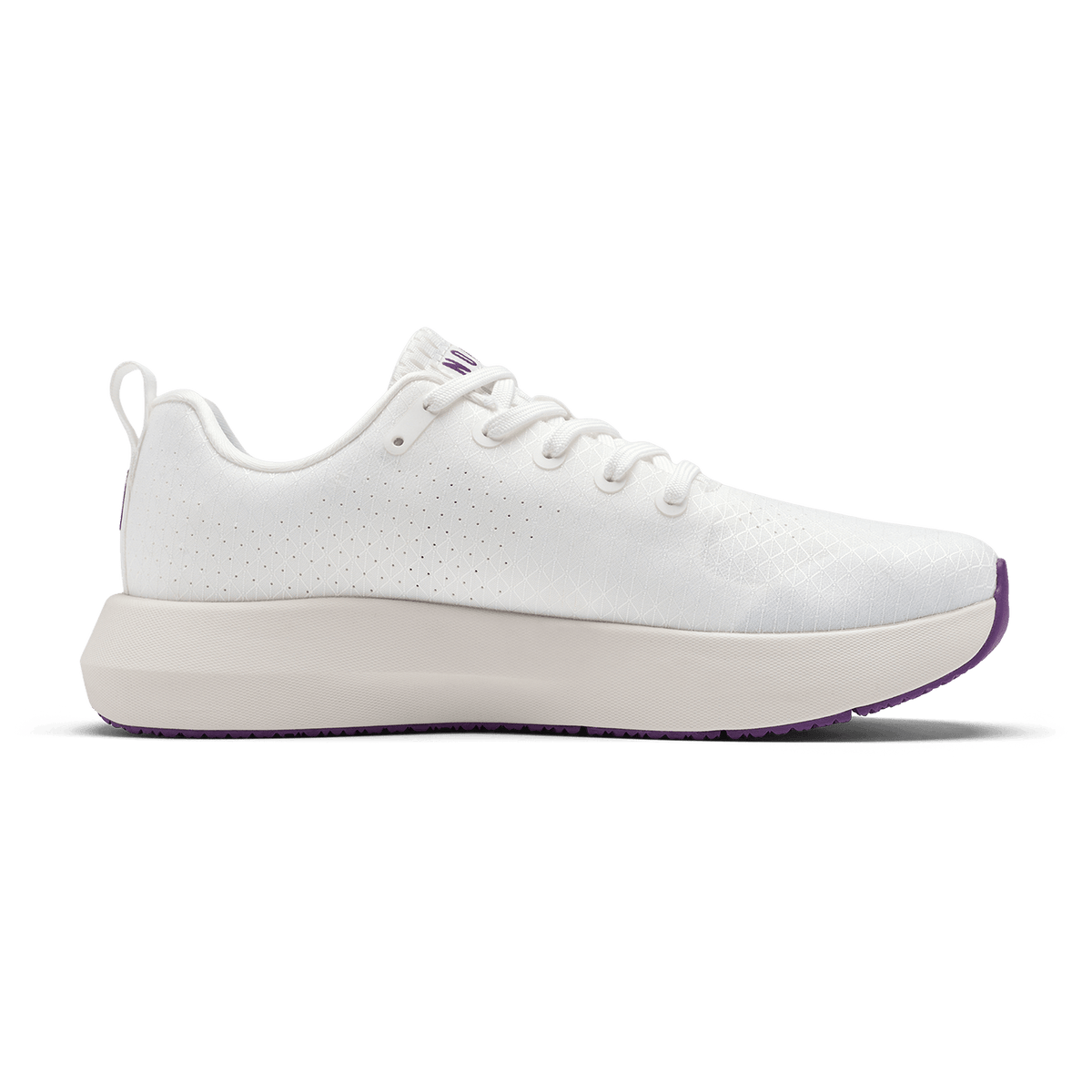 NOBULL Women's Classic White Purple Magic Drive 2 Ripstop Shoes