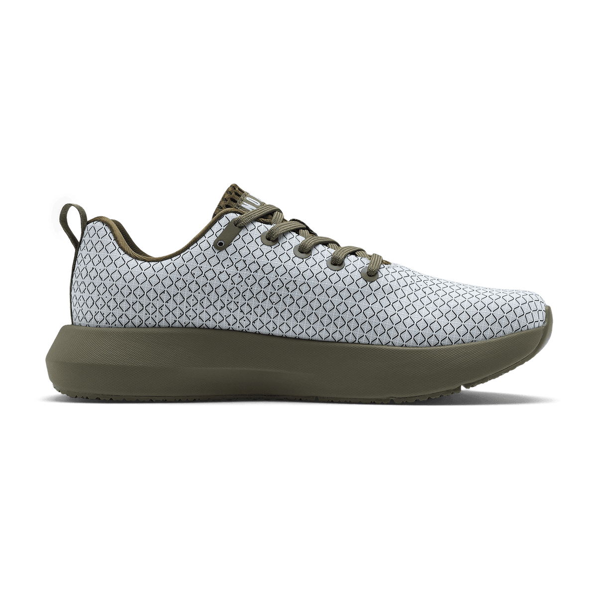 NOBULL Women's Tactical Green White Noise Drive 2 Ripstop Shoes