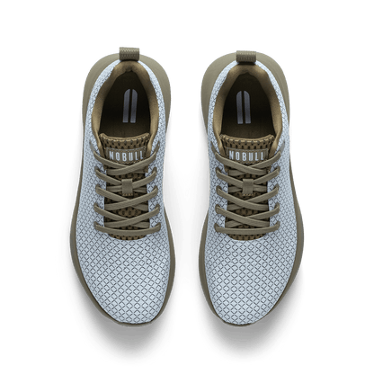 NOBULL Women's Tactical Green White Noise Drive 2 Ripstop Shoes