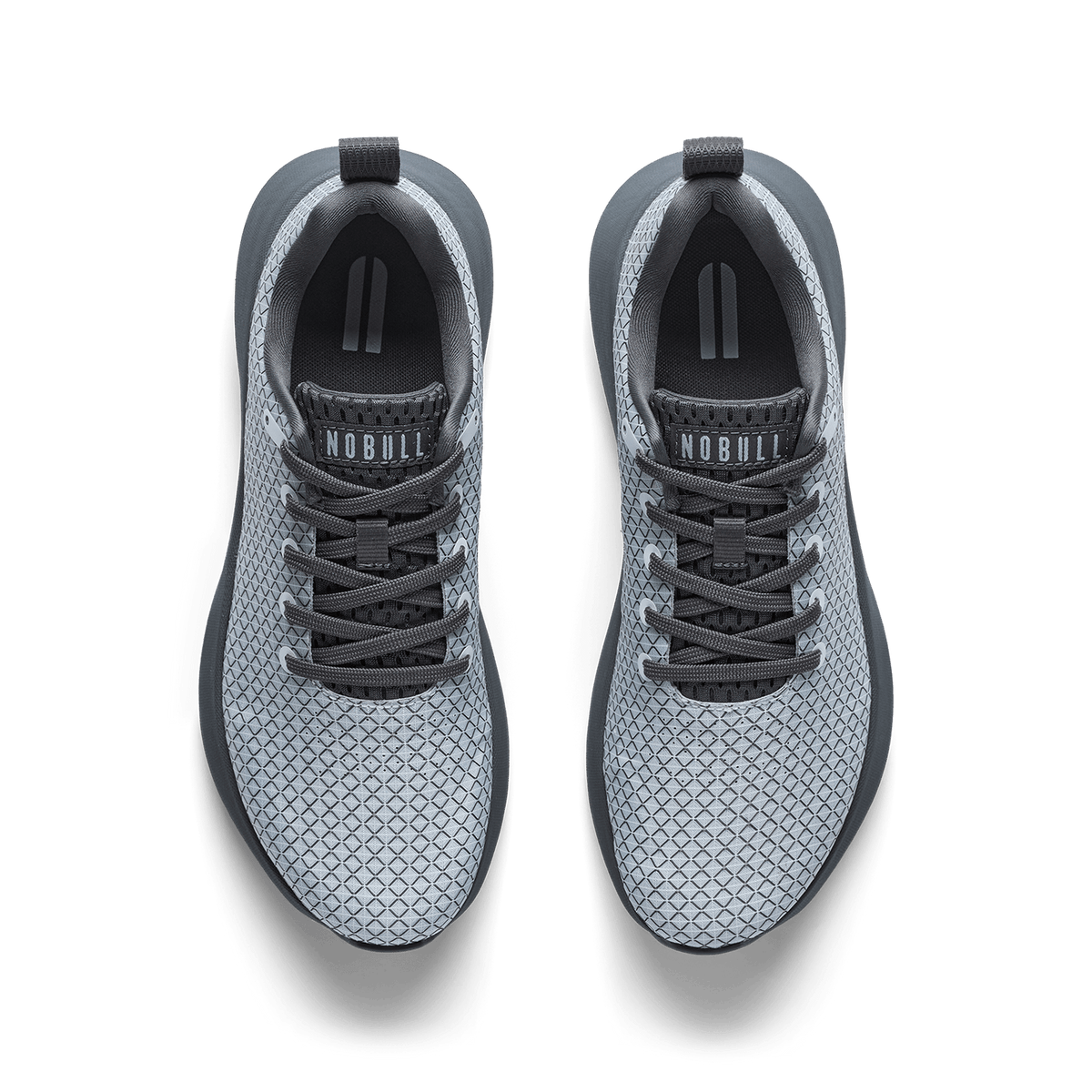 NOBULL Women's Gunmetal White Noise Drive 2 Ripstop Shoes