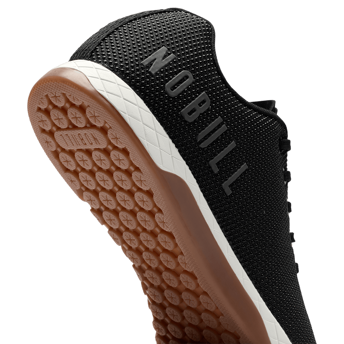 NOBULL Men's Black White Gum Outwork Shoes